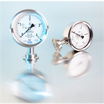 Hygienic diaphragm pressure gauges, also with ATEX version